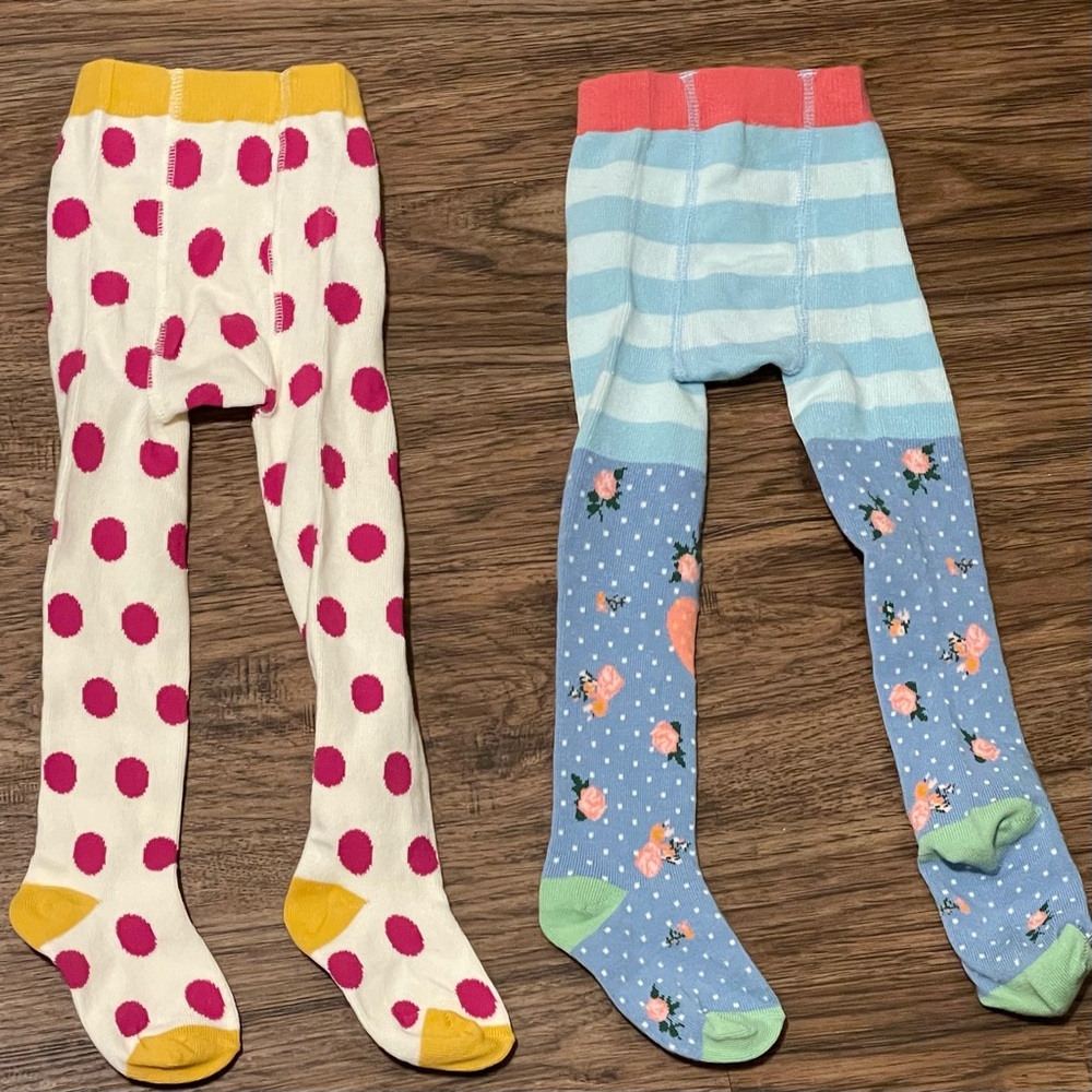 Matilda Jane 5 Pairs of Tights Leggings Multicolor Size 12-24 months - Picture 5 of 9